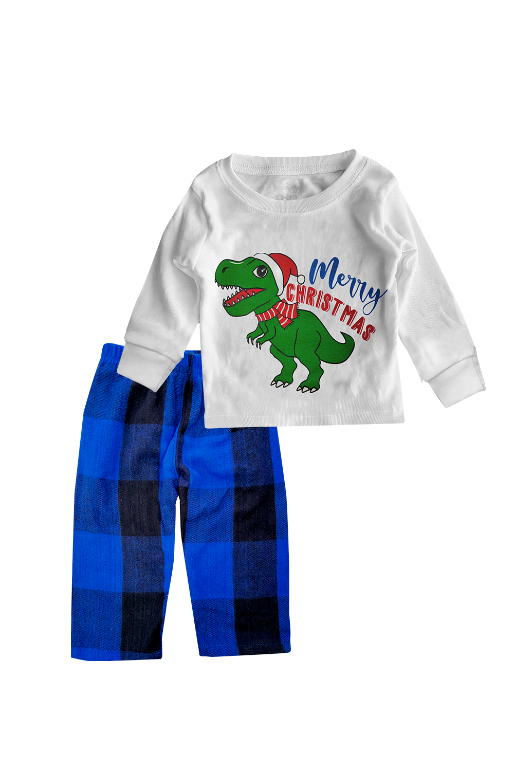 Pijama Franela 1 a 10 Anos. Rex Christmas