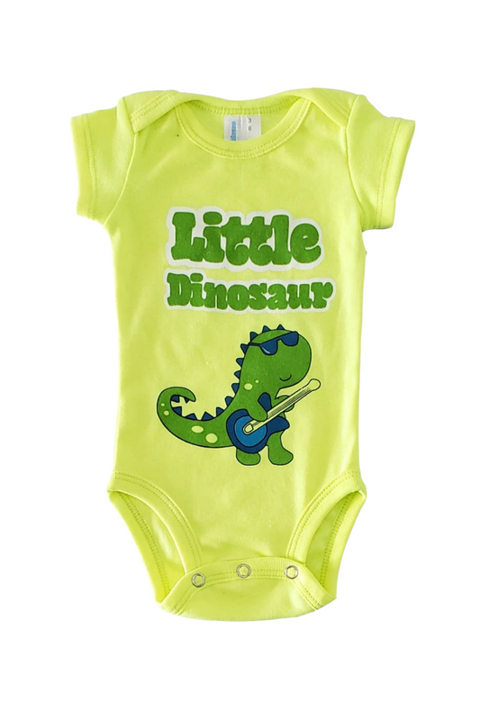 Pañalero Manga Corta Unisex . Little dinosaur