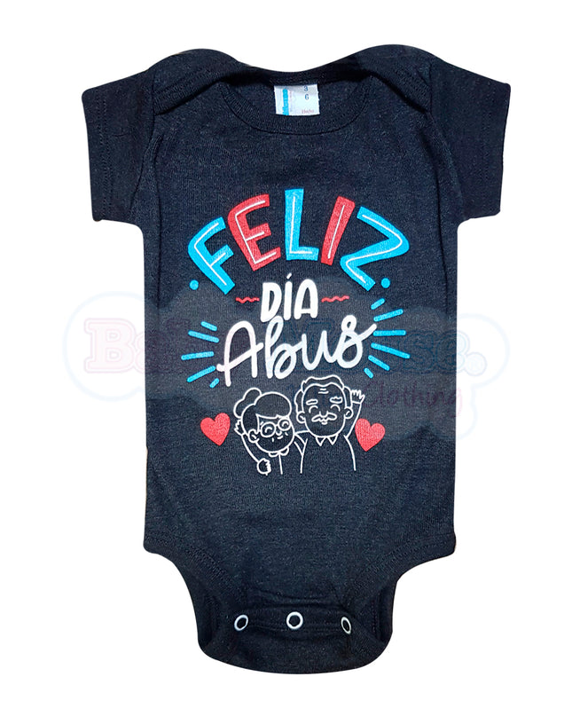 Pañalero Manga Corta Unisex. Feliz día abus