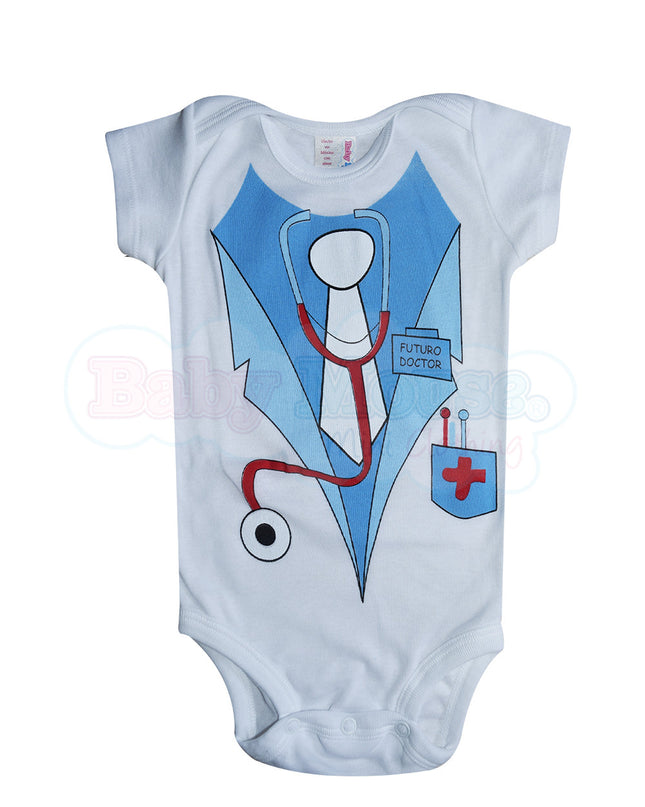 Pañalero Manga Corta Niño. Futuro Doctor.