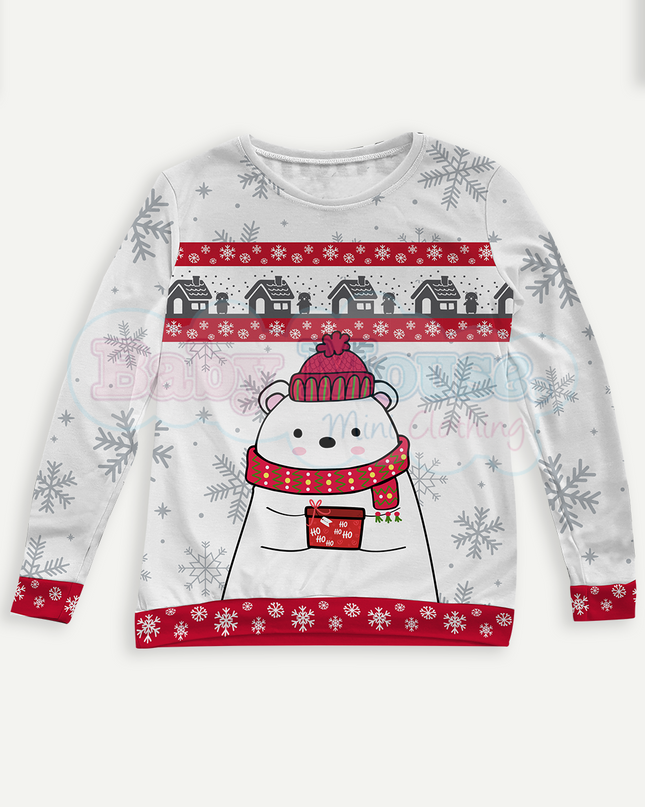 Sueter ligero Bebé. Oso polar