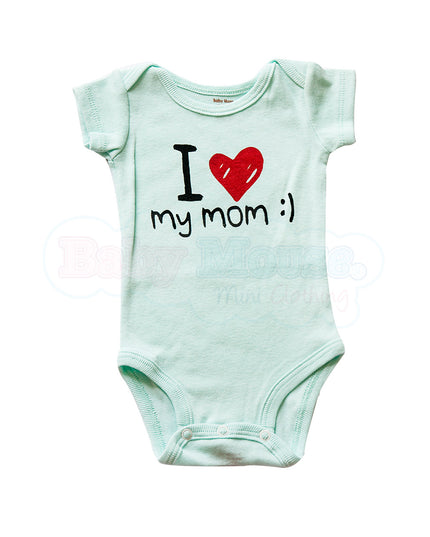 Pañalero Manga Larga Unisex. I love mom :)