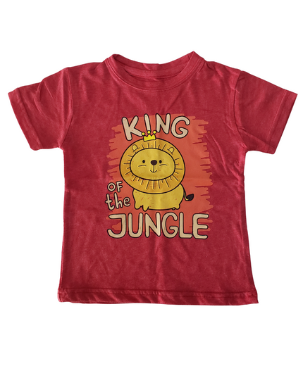 Playera kids niño. Rey de la Jungla Brown