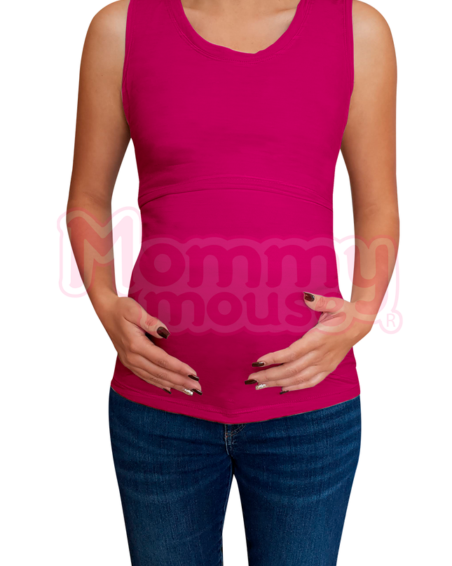 Blusa maternidad-lactancia. Tirante ancho Fiusha
