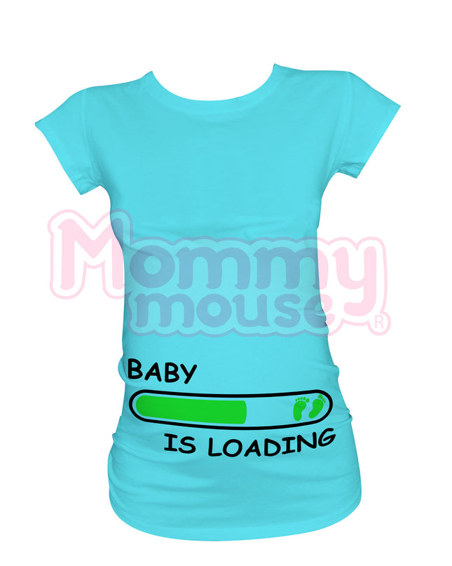 Blusa Maternidad Básica Manga corta.  baby is loading.