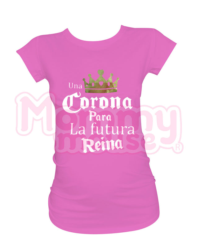 Blusa Maternidad Básica Manga corta. Futura reina
