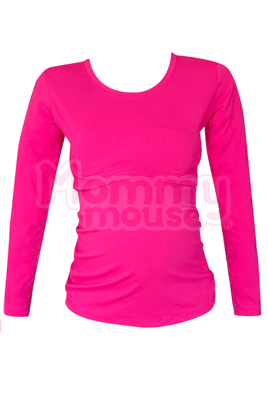 Blusa maternidad-lactancia Manga Larga. Fiusha