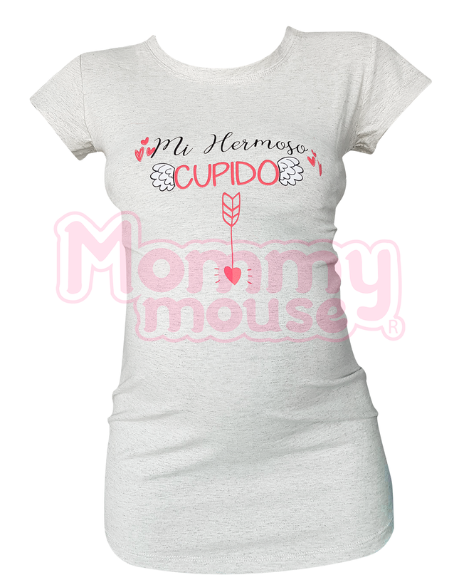 Blusa Maternidad Básica Manga corta. Hermoso cupido