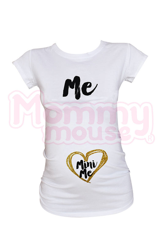 Blusa Maternidad Básica Manga corta. Mini me