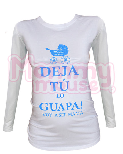Blusa Maternidad Básica Manga Larga. Deja tú lo guapa!.