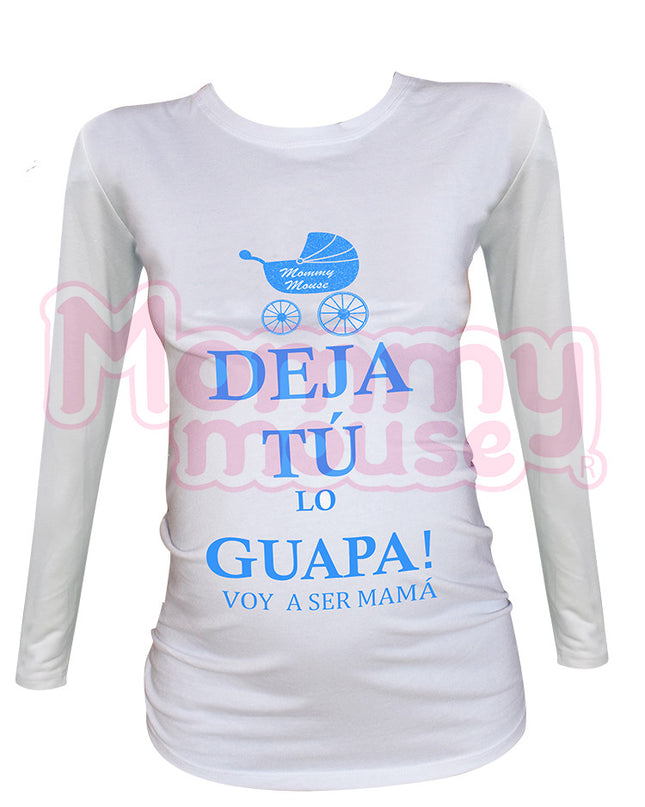 Blusa Maternidad Básica Manga Larga. Deja tú lo guapa!.
