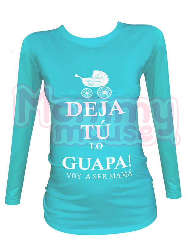 Blusa Maternidad Básica Manga Larga. Deja tú lo guapa!.