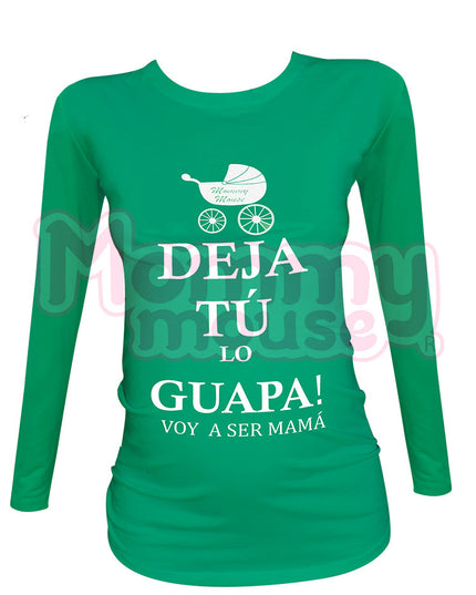 Blusa Maternidad Básica Manga Larga. Deja tú lo guapa!.