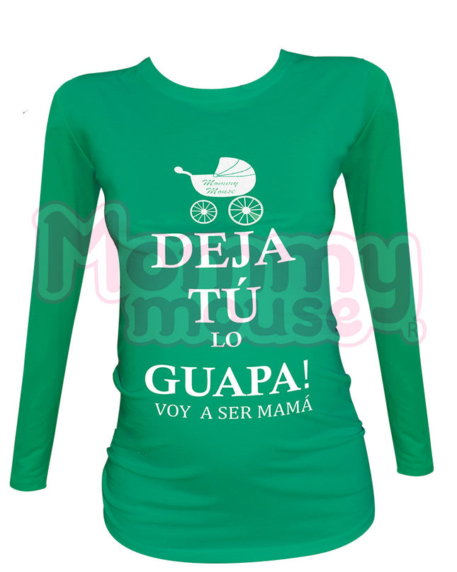 Blusa Maternidad Básica Manga Larga. Deja tú lo guapa!.