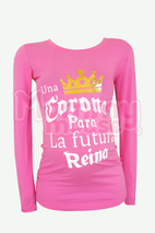 Blusa Maternidad Básica Manga Larga. Futura reina