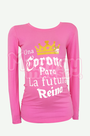 Blusa Maternidad Básica Manga Larga. Futura reina