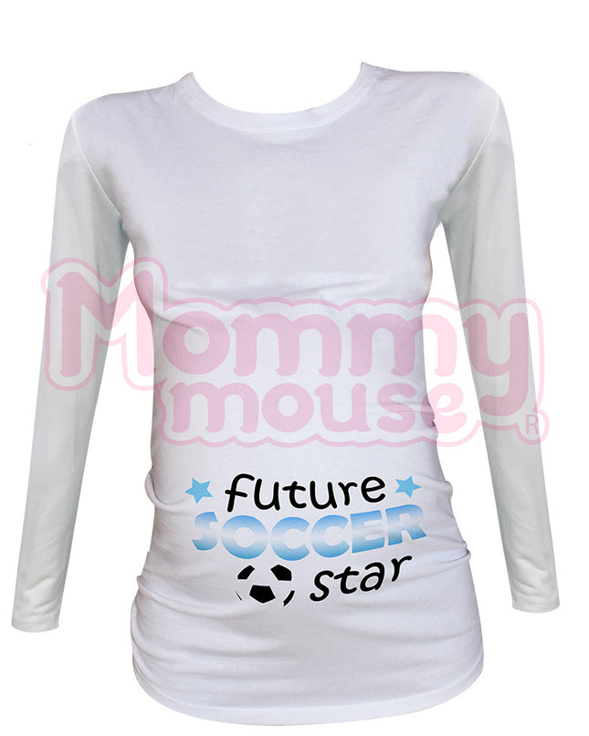 Blusa Maternidad Básica Manga Larga. Soccer