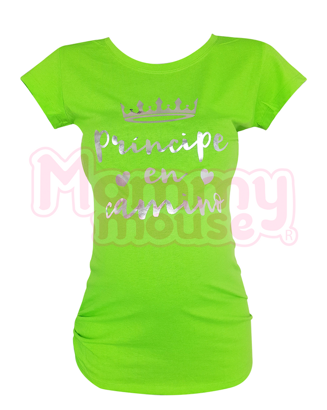 Blusa Maternidad Básica Manga corta. Principe en camino