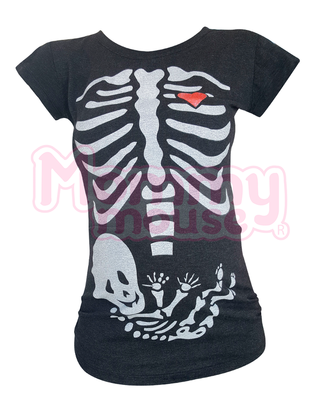 Blusa Maternidad Básica Manga corta. Radiografía.