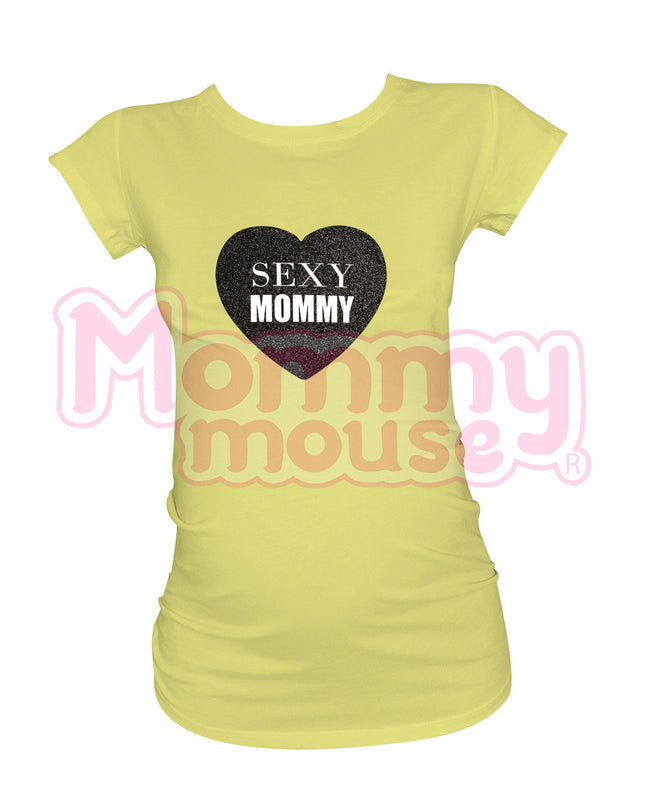 Blusa Maternidad Básica Manga corta. Sexy mommy