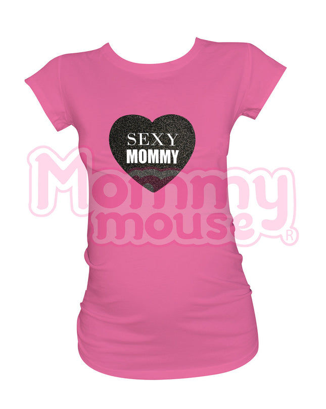 Blusa Maternidad Básica Manga corta. Sexy mommy