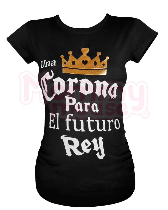 Blusa Maternidad Básica Manga corta. Futuro rey