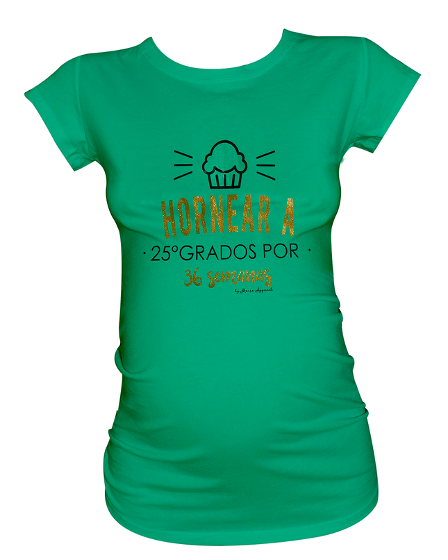 Blusa Maternidad Básica Manga corta. Hornear a 25 Grados