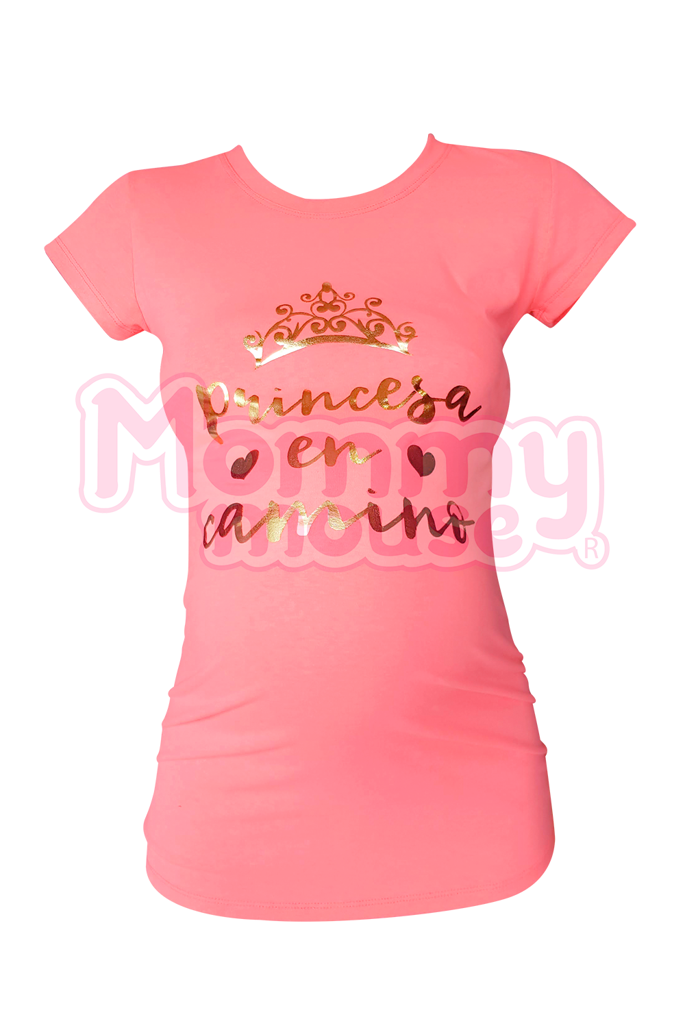 Blusa Maternidad Básica Manga corta. Princesa en camino