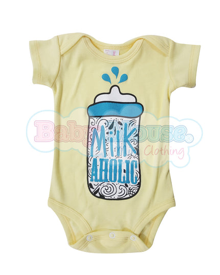 Pañalero Manga Corta Unisex. Milkaholic