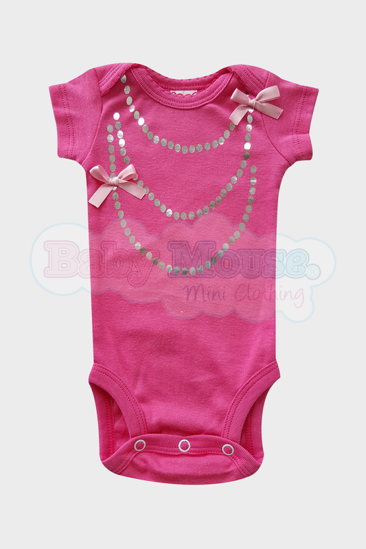 Pañalero Manga Corta Niña. Baby collar