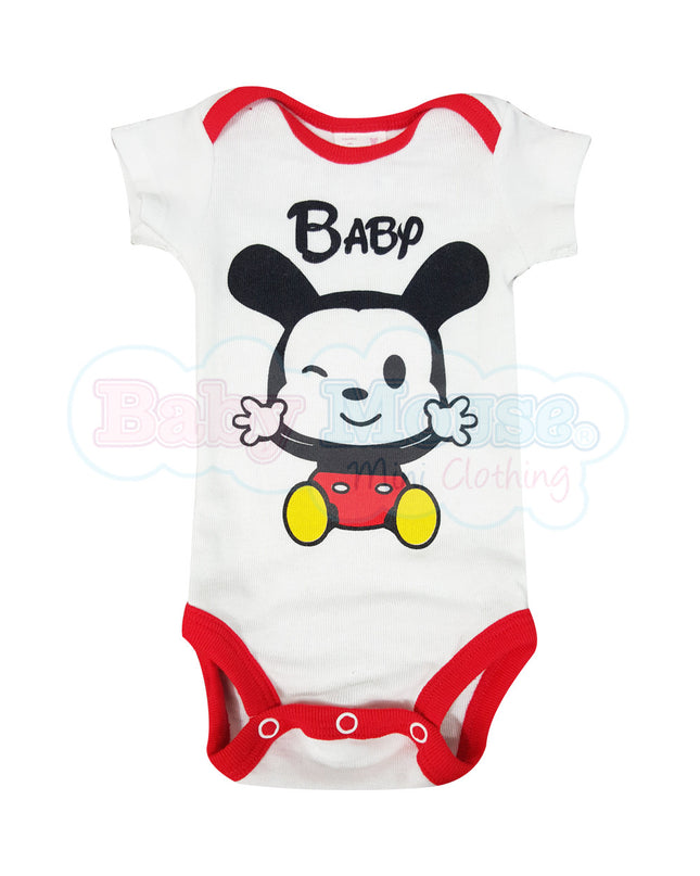 Pañalero Manga Corta unisex. Baby Mouse Abrazo