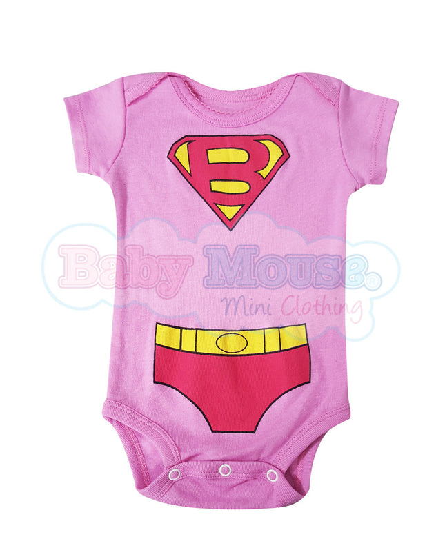 Pañalero Manga Corta Niña. Super baby Girl