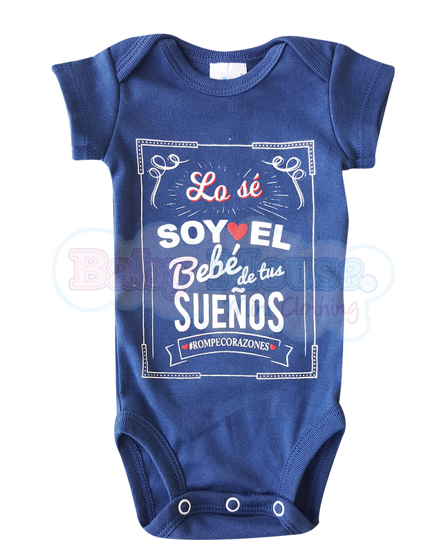 Pañalero Manga Corta Unisex. El bebé de tus sueños