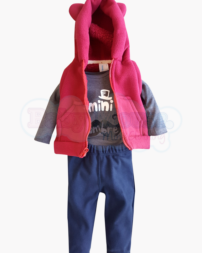 Set Chaleco 3 pzas - Mini hombre