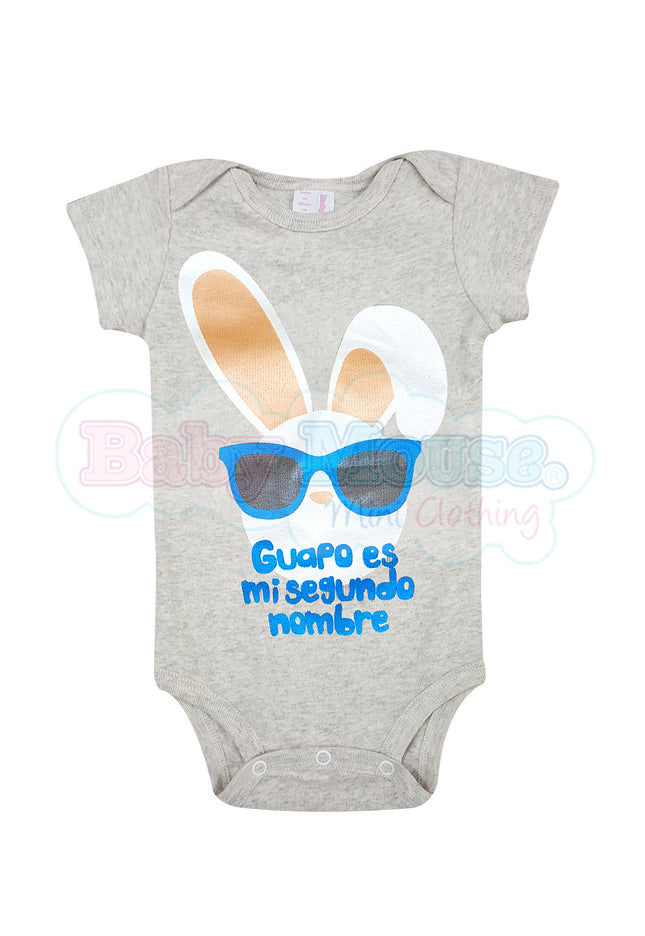 Pañalero Manga Corta Niño. Guapo mi segundo nombre