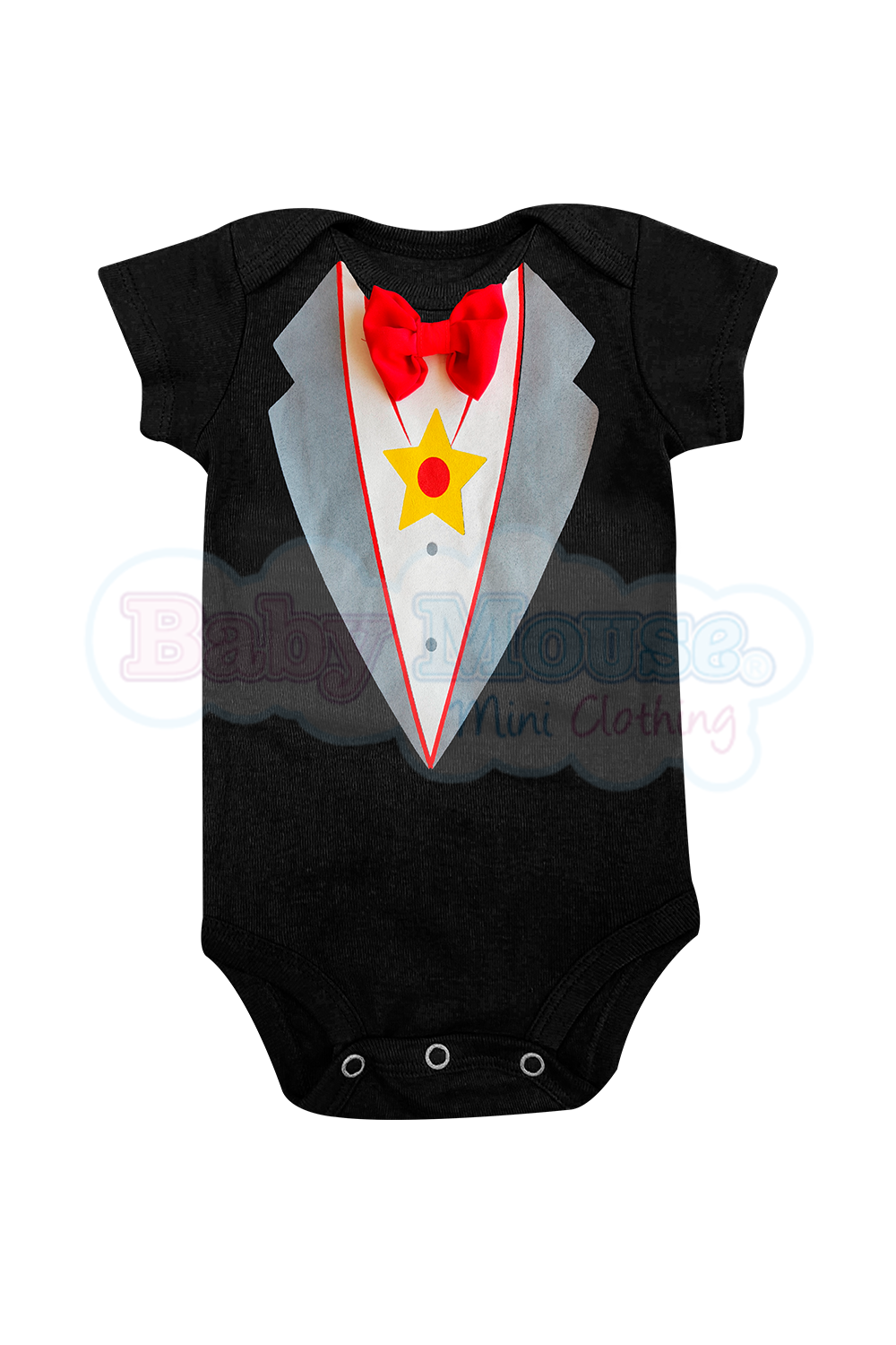 Conjunto 2 Pzas mc. Baby Vampirito moño real