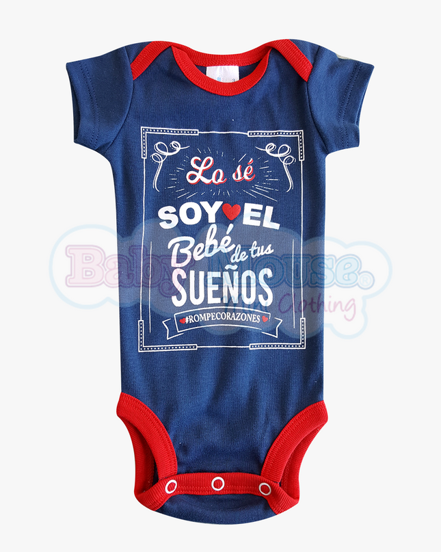 Pañalero Manga Corta Unisex. El bebé de tus sueños