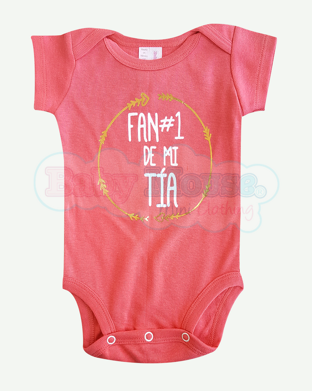 Pañalero Manga Corta niña . Fan #1 tía