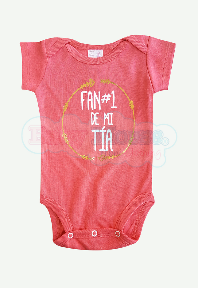 Pañalero Manga Corta niña . Fan #1 tía