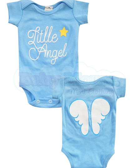 Pañalero Alas manga corta. little Angel