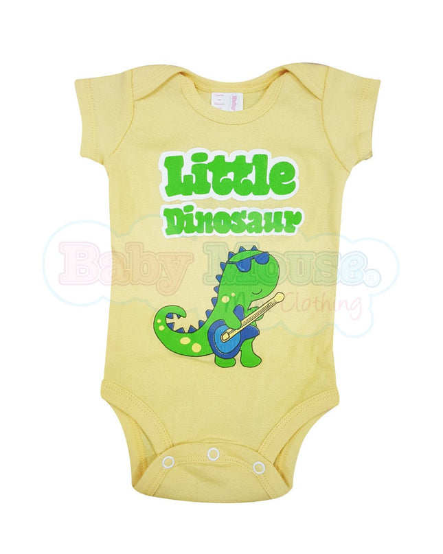 Pañalero Manga Corta Unisex . Little dinosaur