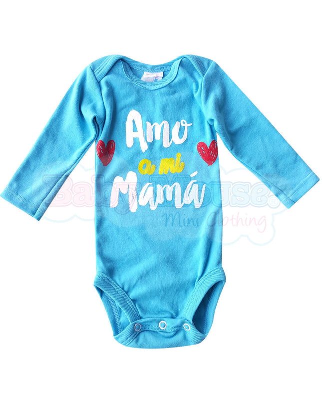 Pañalero Manga Larga . Amo a mi mamá