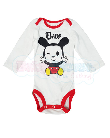 Pañalero Manga Larga unisex. Baby Mouse