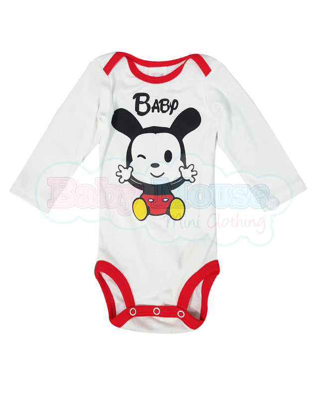Pañalero Manga Larga unisex. Baby Mouse