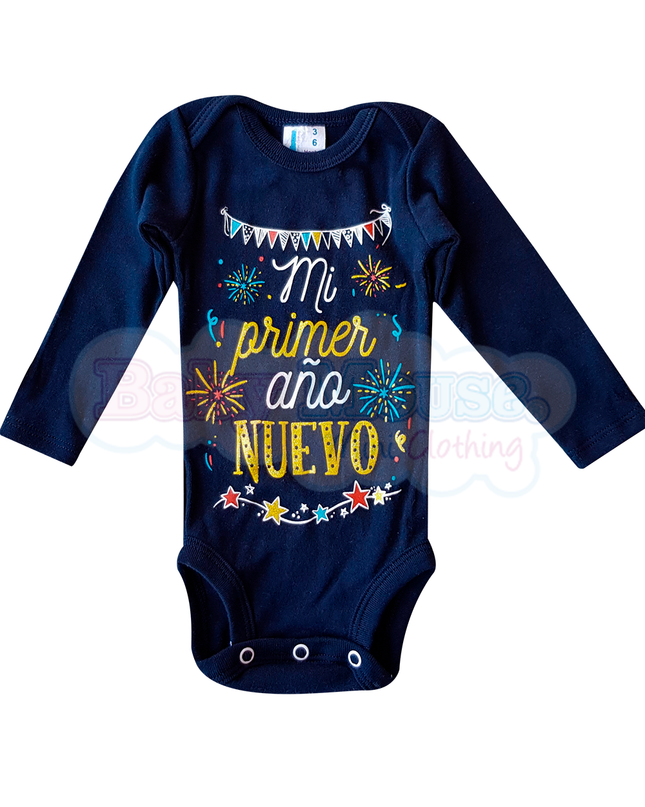 Pañalero Manga Larga Unisex. Año Nuevo