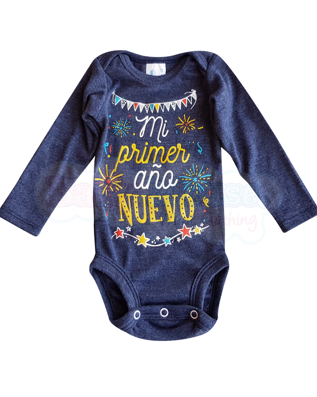 Pañalero Manga Larga Unisex. Año Nuevo