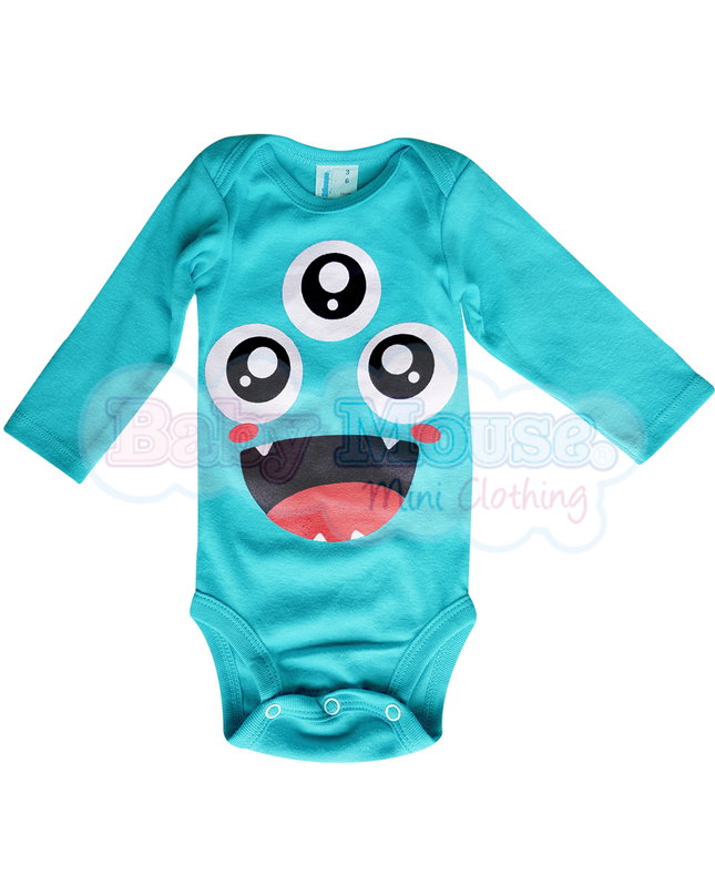 Pañalero Manga Larga . Monster baby