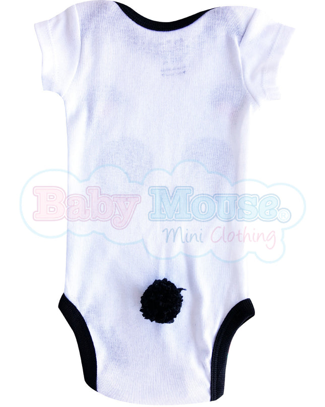 Pañalero Manga Corta Unisex. Pandita pompón
