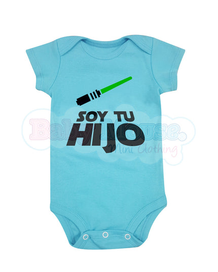 Pañalero manga corta niño . Soy tu hijo