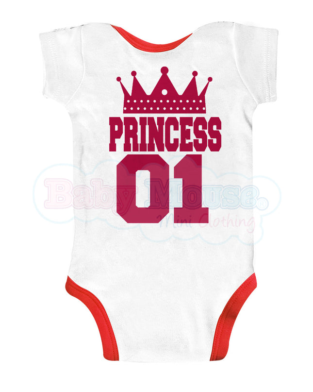 Pañalero Manga Corta unisex. Princess love